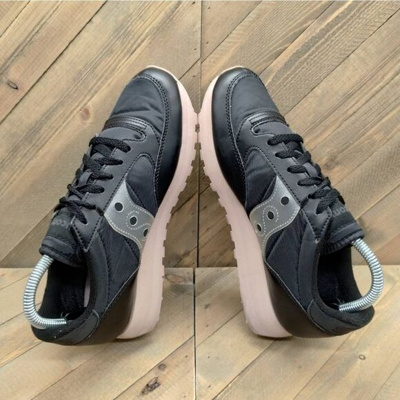 Saucony Jazz Triple Abstract Collection Black Shadow Casual Sneakers Mens Size 7 - Picture 6 of 9